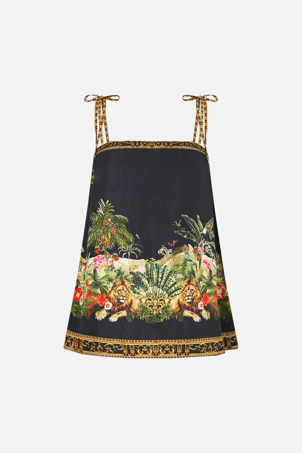 STRAIGHT SCARF TOP PALACE ZOOLOGY - 1