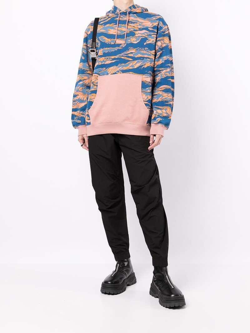 MAHARISHI animal-print organic-cotton hoodie outlook