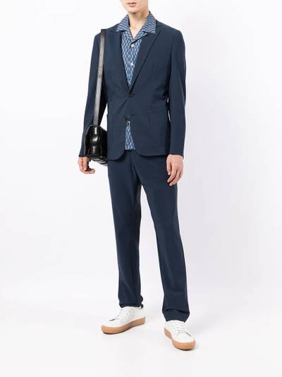 Paul Smith elasticated-waist organic-cotton trousers outlook