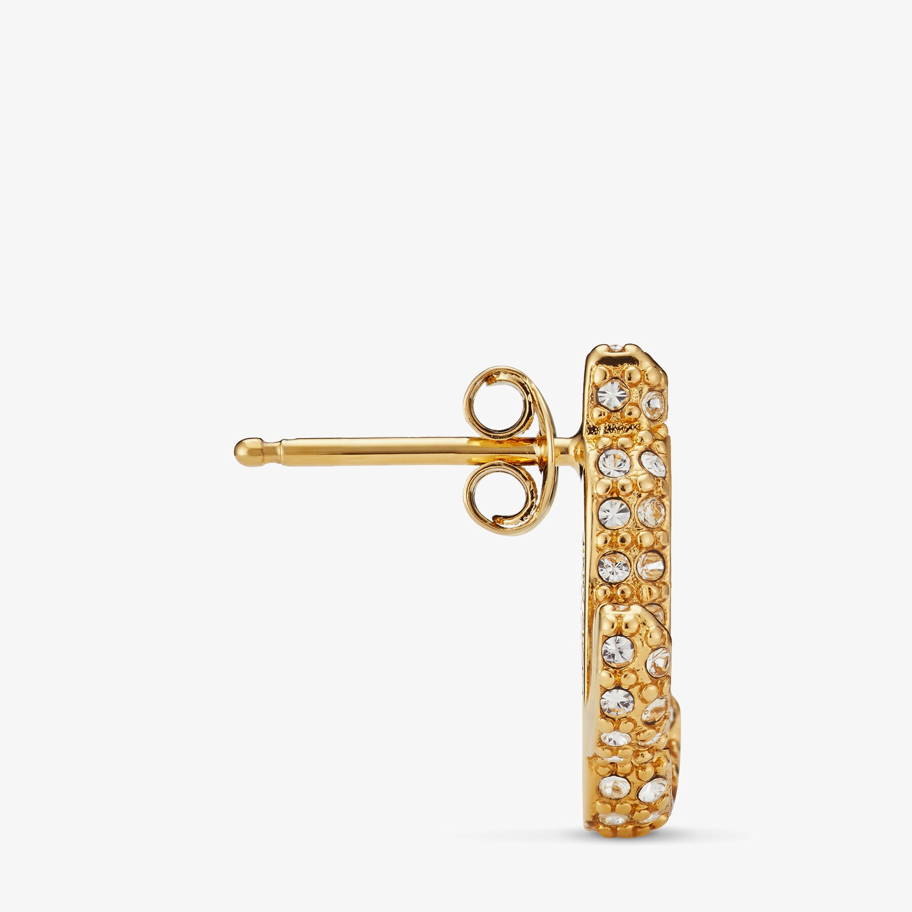 JC Studs
Gold-Finish Metal JC Stud Earrings with Swarovski Crystals - 5