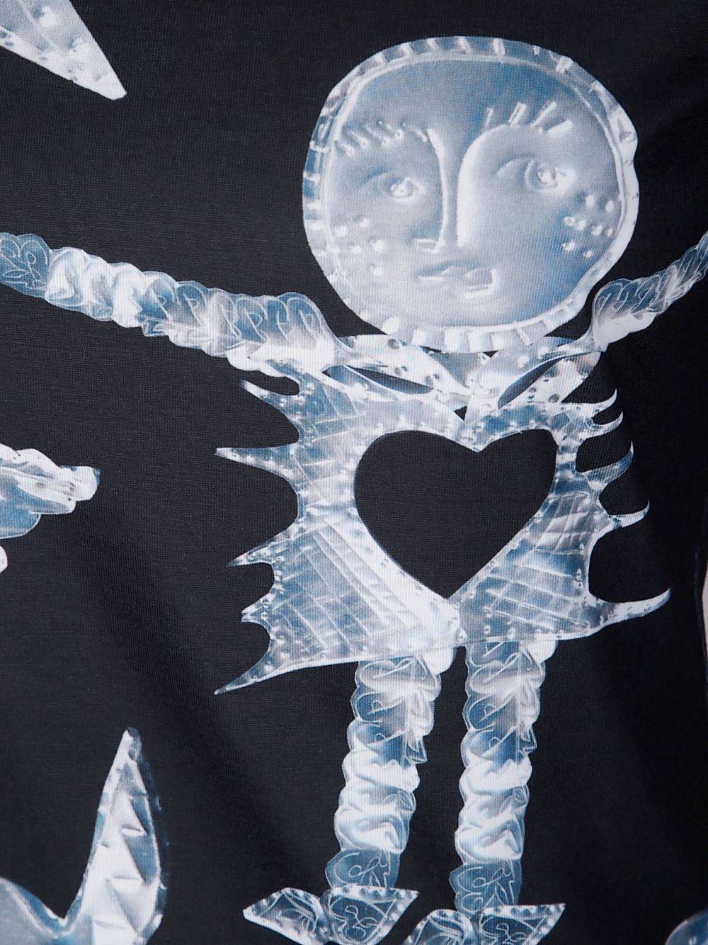 graphic-print long-sleeve top - 3