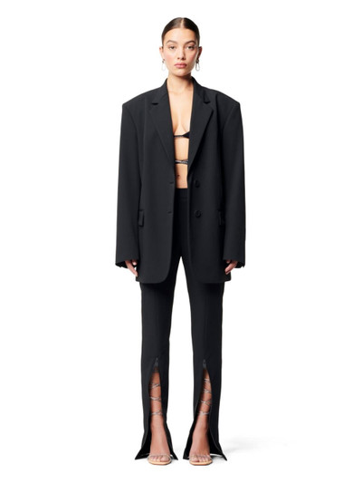 Heron Preston Back Cutout Gabardine Blazer outlook