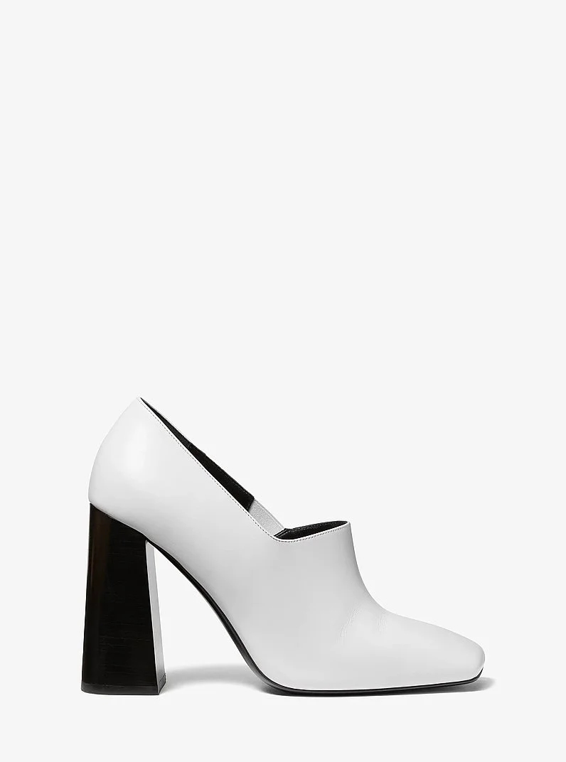 Sofia High Throat Leather Pump - 1