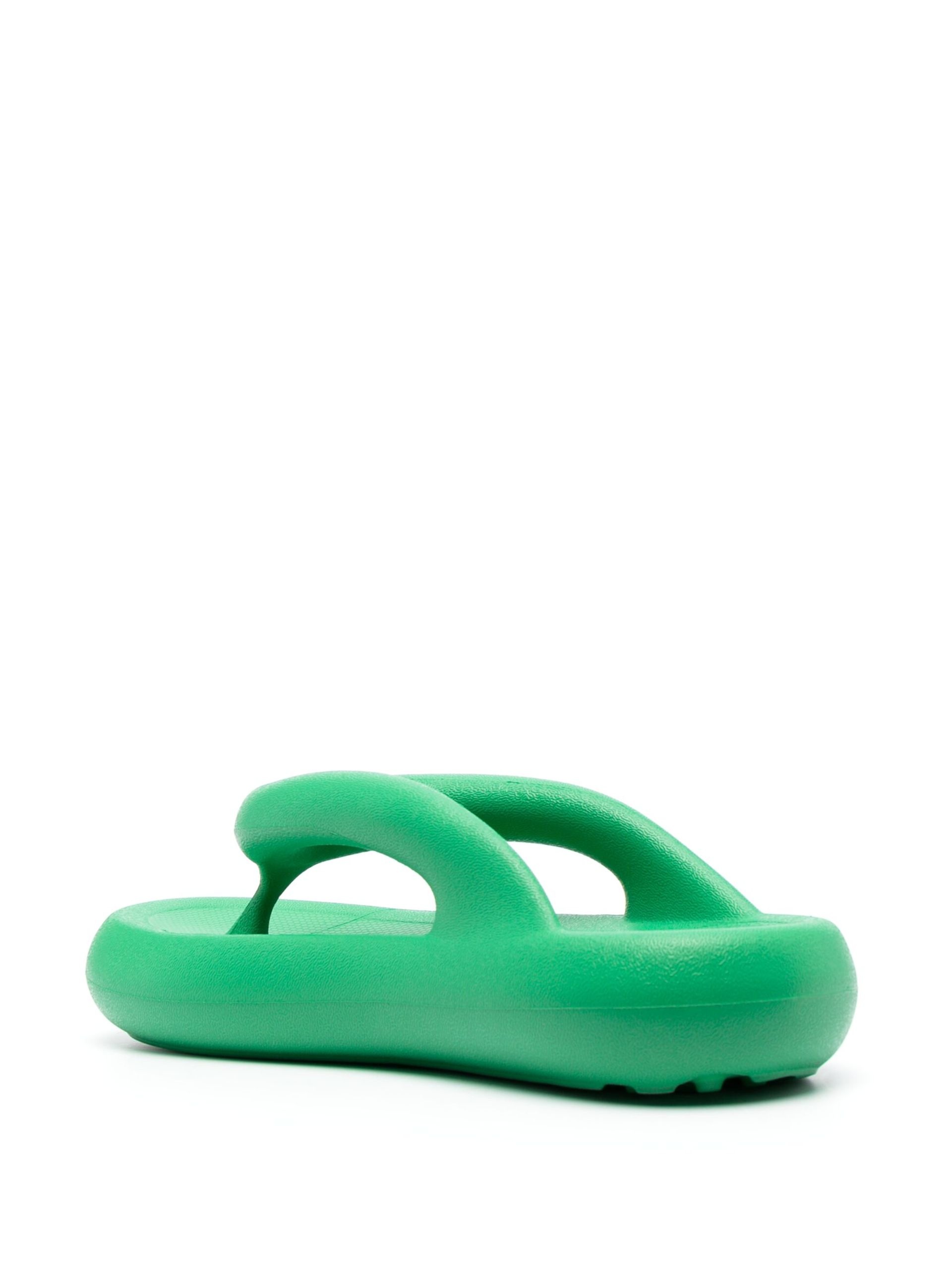 green Delta padded flatform sandals - 3