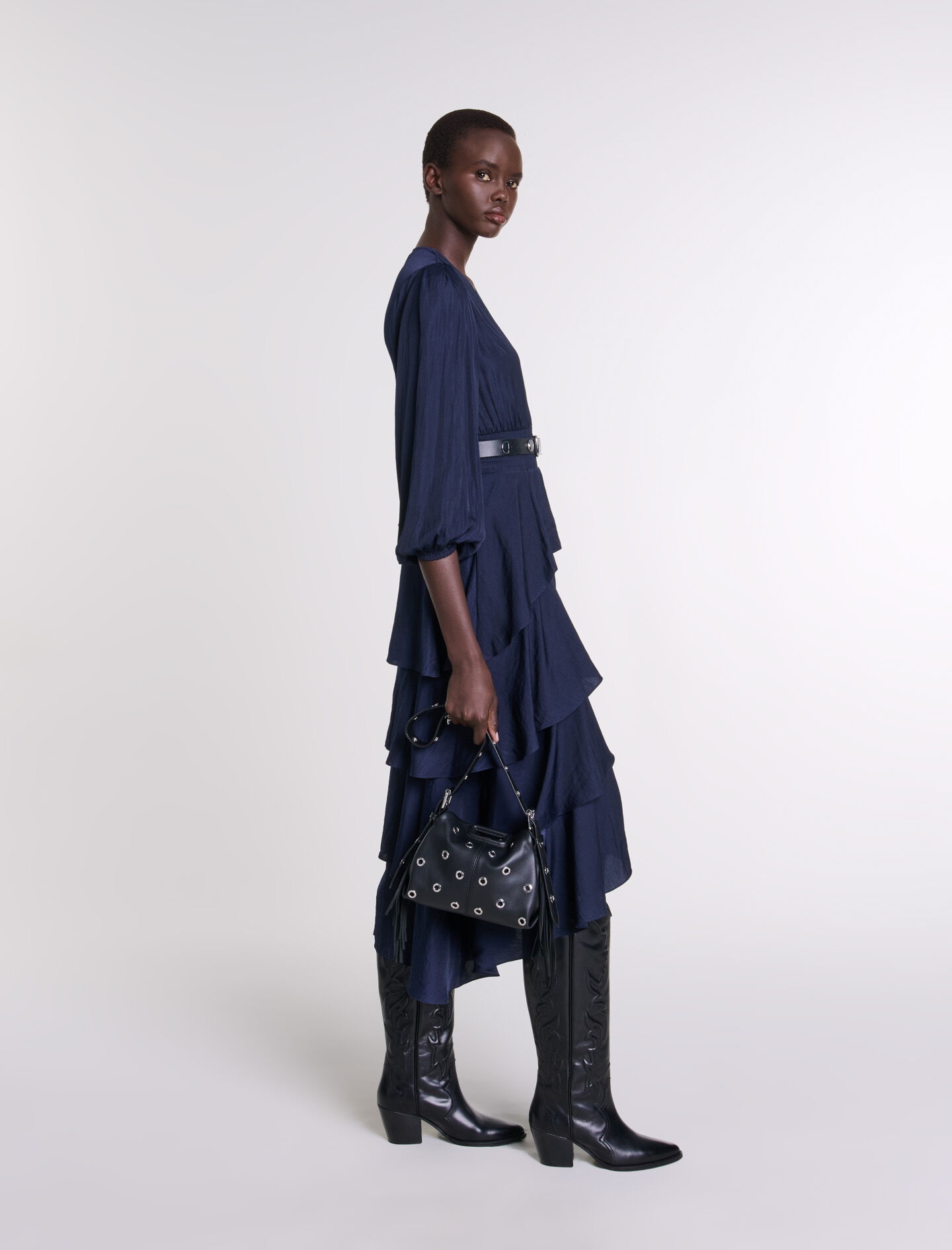 Ruffled maxi dress - 3