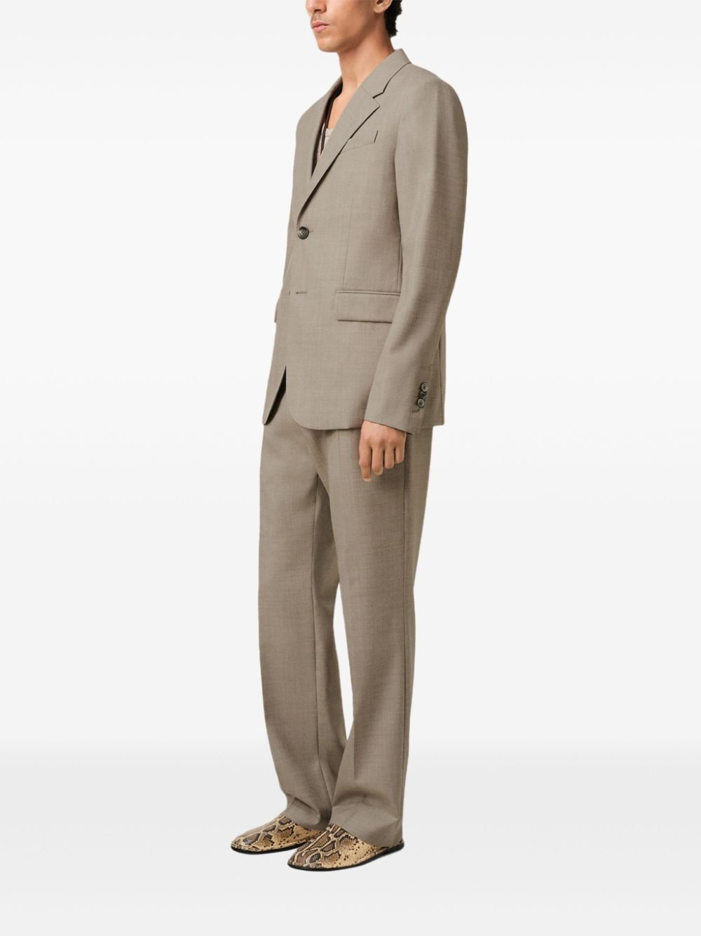 wool blazer - 3