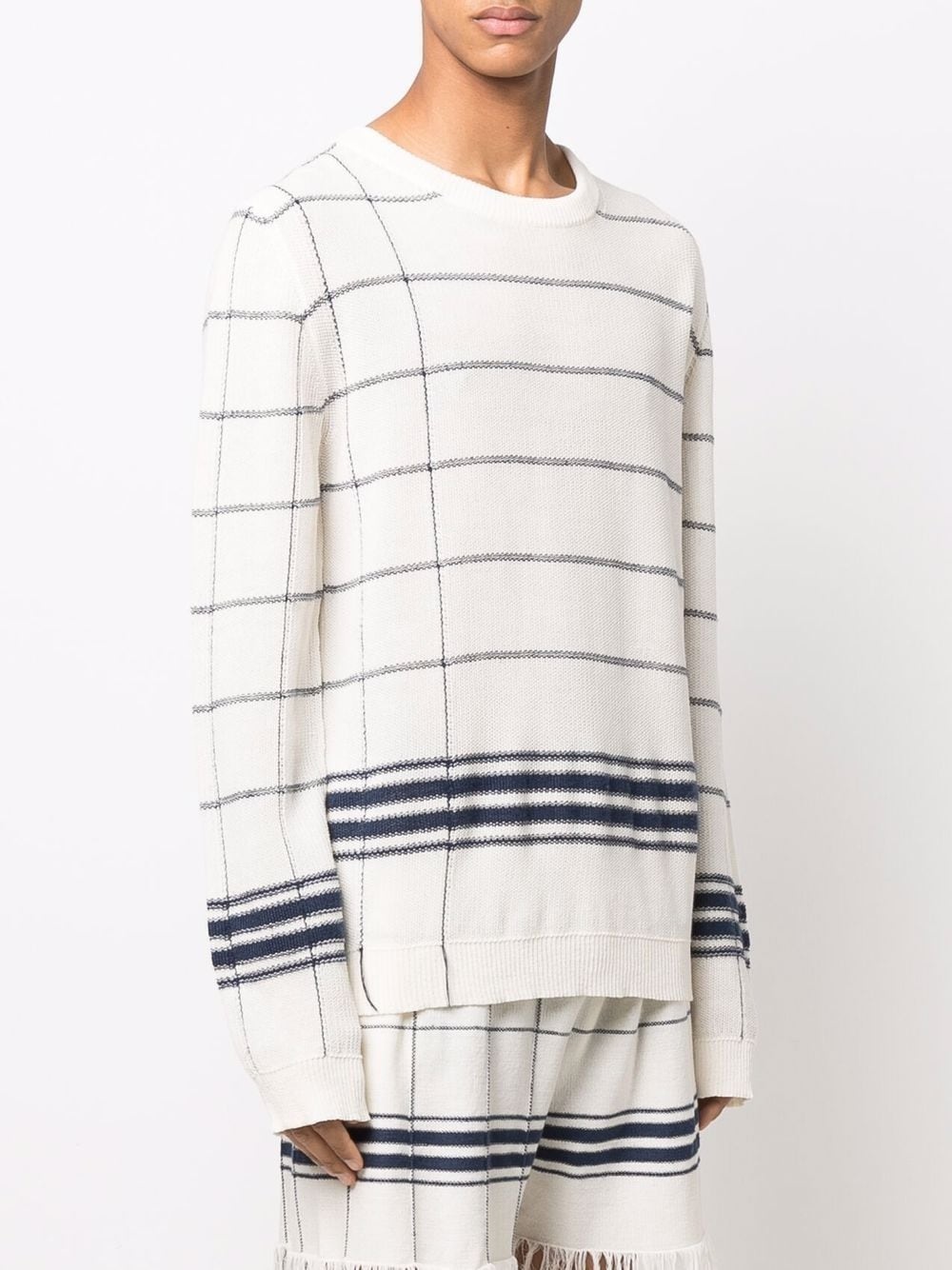 striped-print pullover - 3