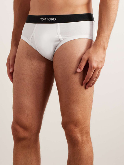 TOM FORD Stretch-Cotton and Modal-Blend Briefs outlook