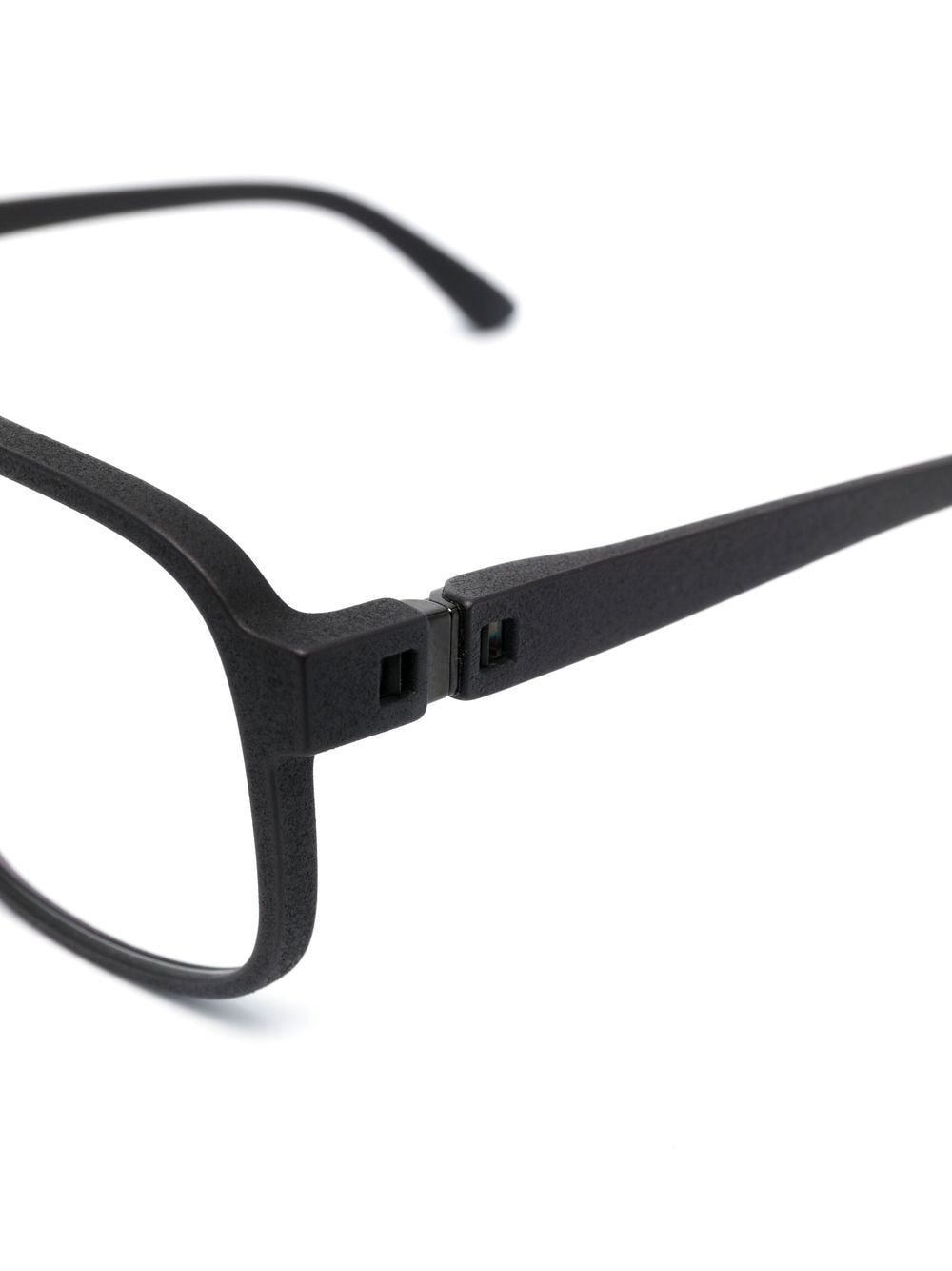 matte pilot-frame glasses - 3