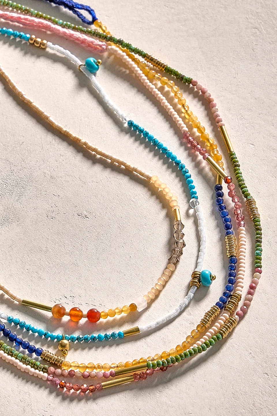 Muse Semi-Precious Beaded Bracelet - 1