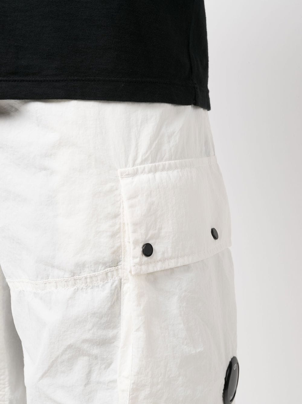 detachable-panel detail trousers - 5