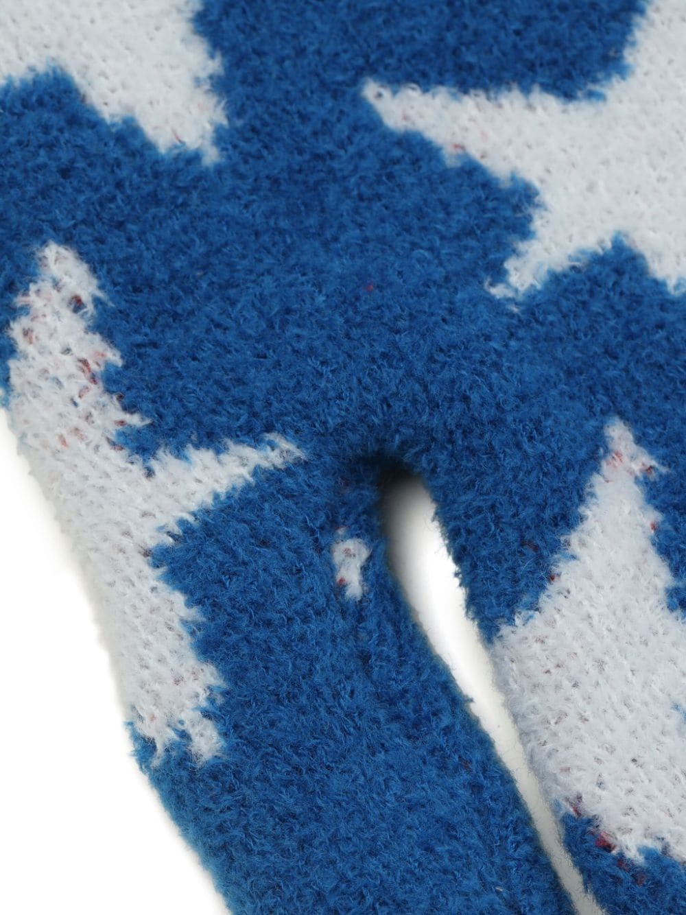 star-patterned knitted gloves - 5