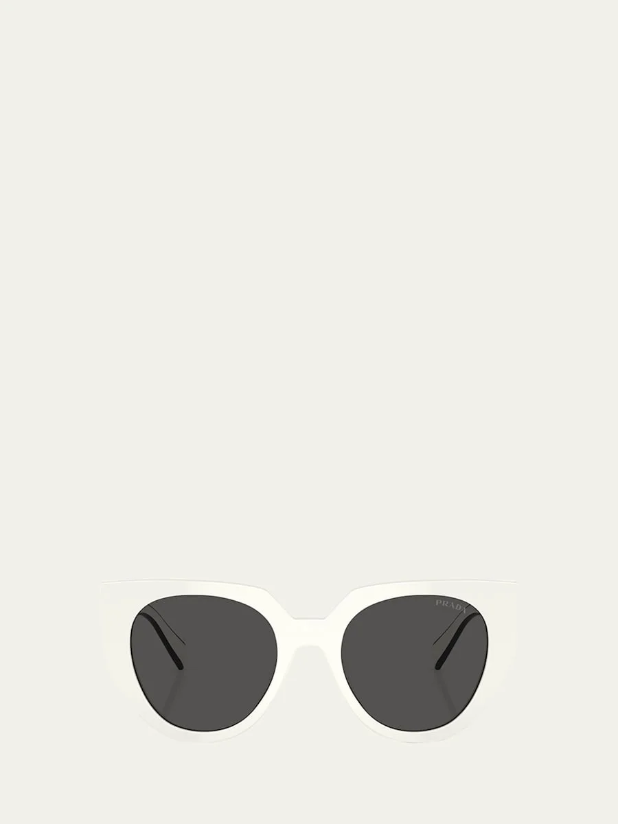 Two-Tone Acetate Cat-Eye Sunglasses - 1