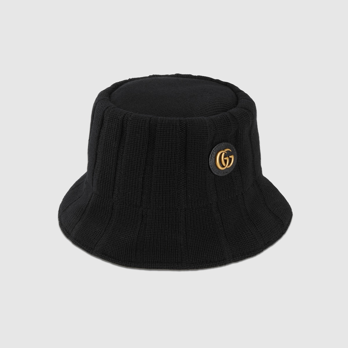 Wool hat with Double G - 1