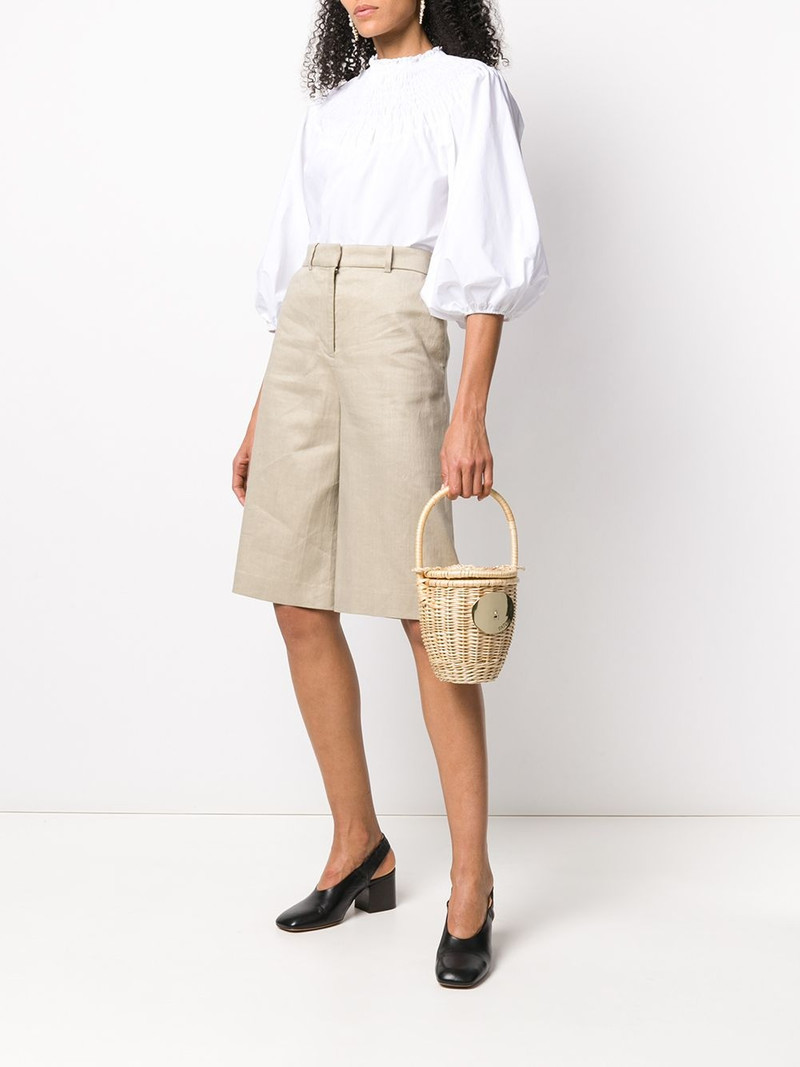 PATOU wicker basket tote bag outlook