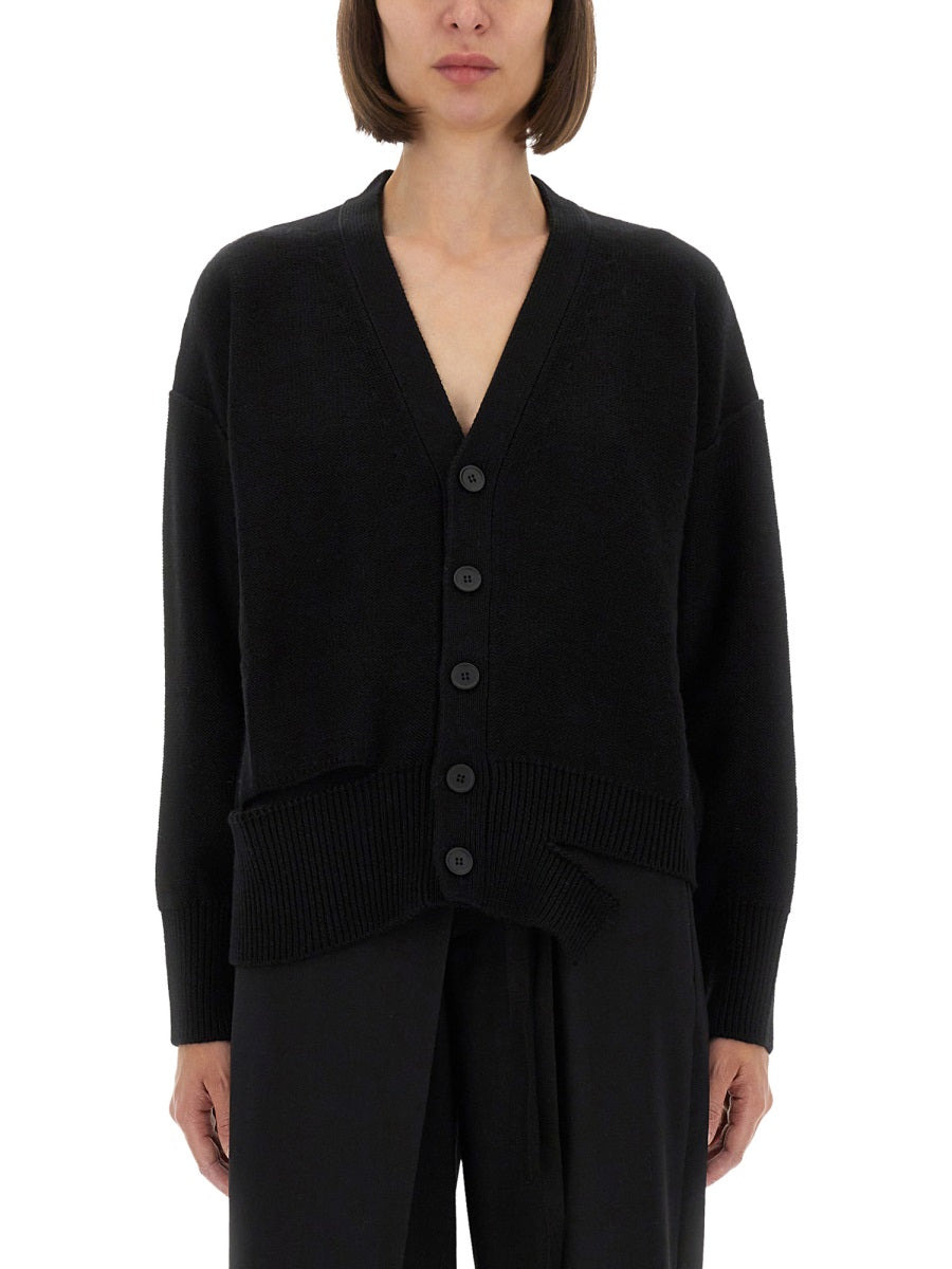Wool Knit Cardigan - 1