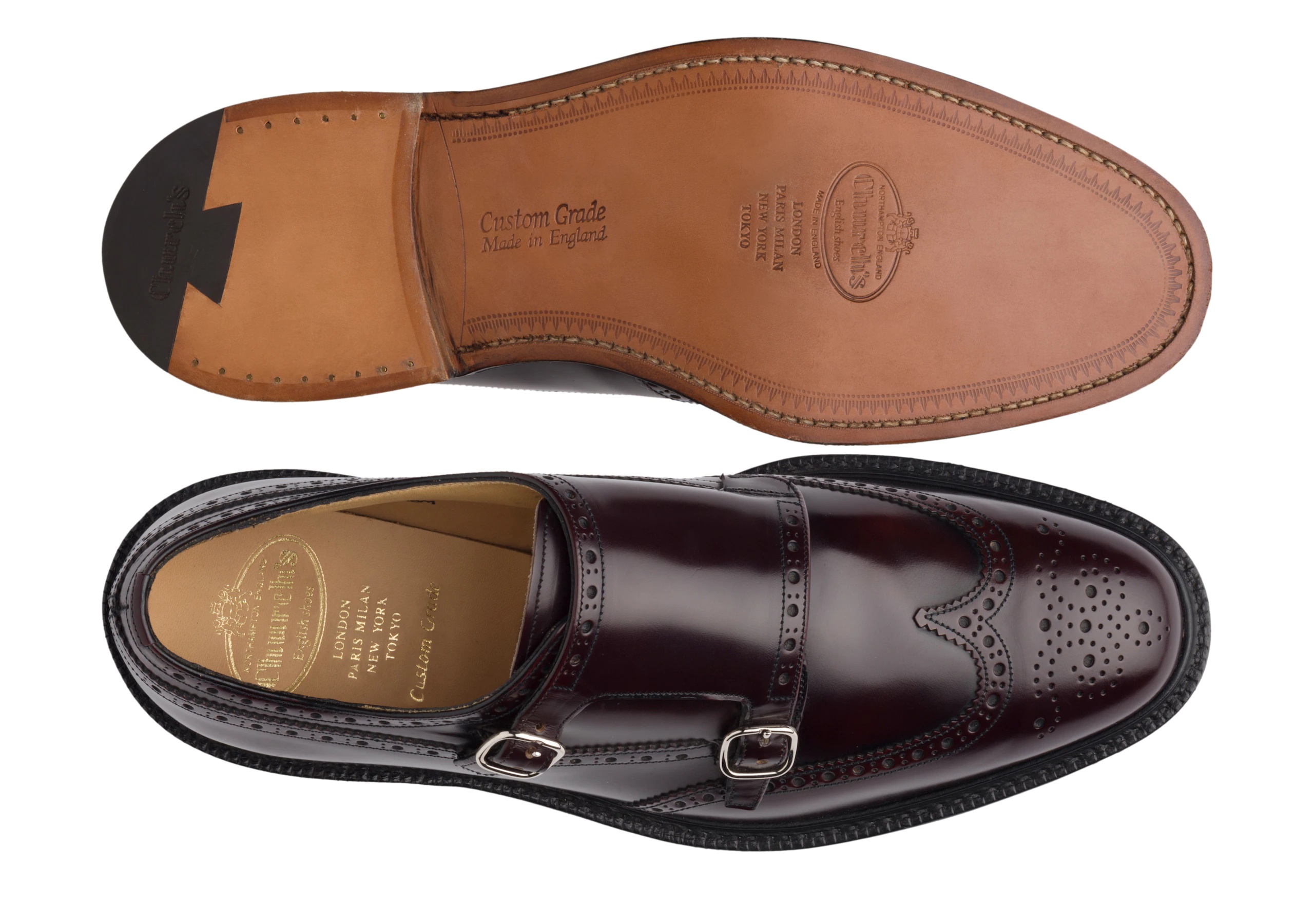 Monkton
Polished Binder Monk Strap Burgundy - 3
