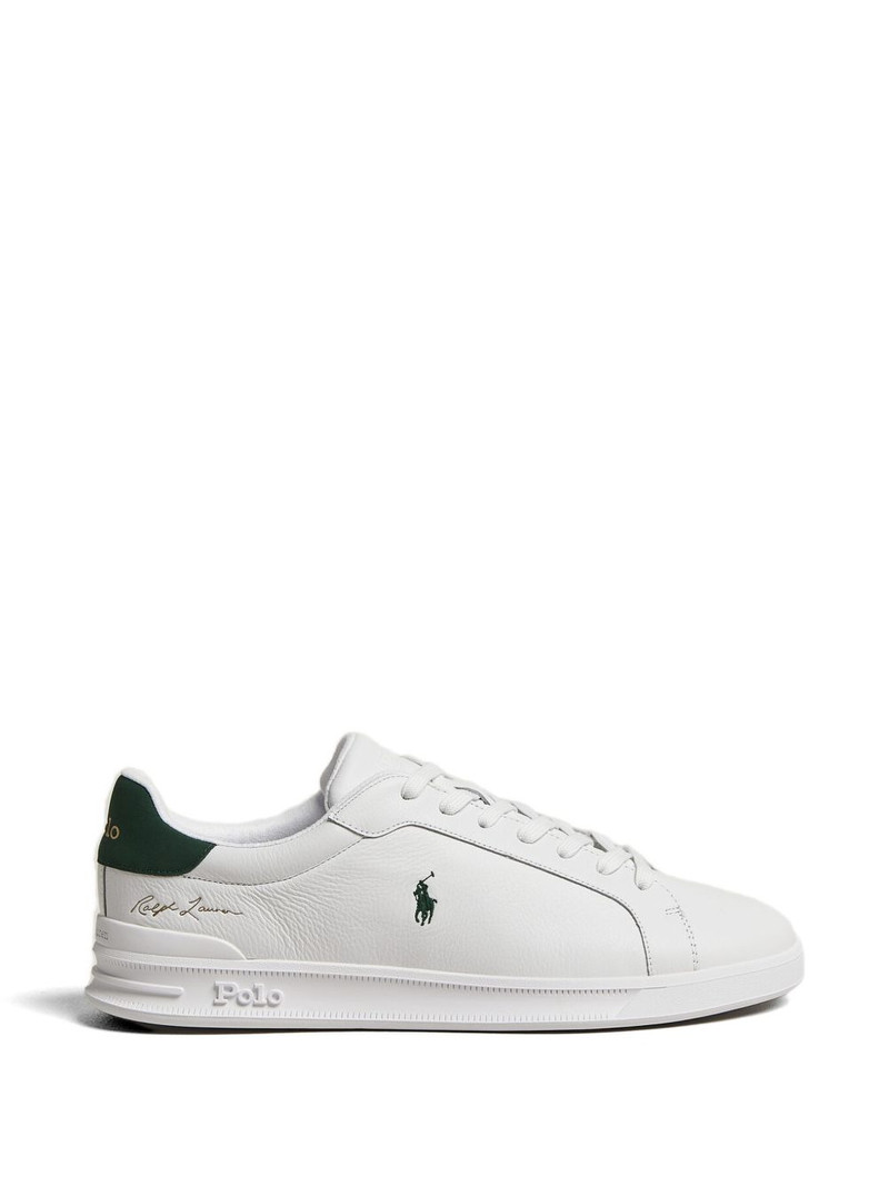 Heritage Court lace-up logo sneakers 1