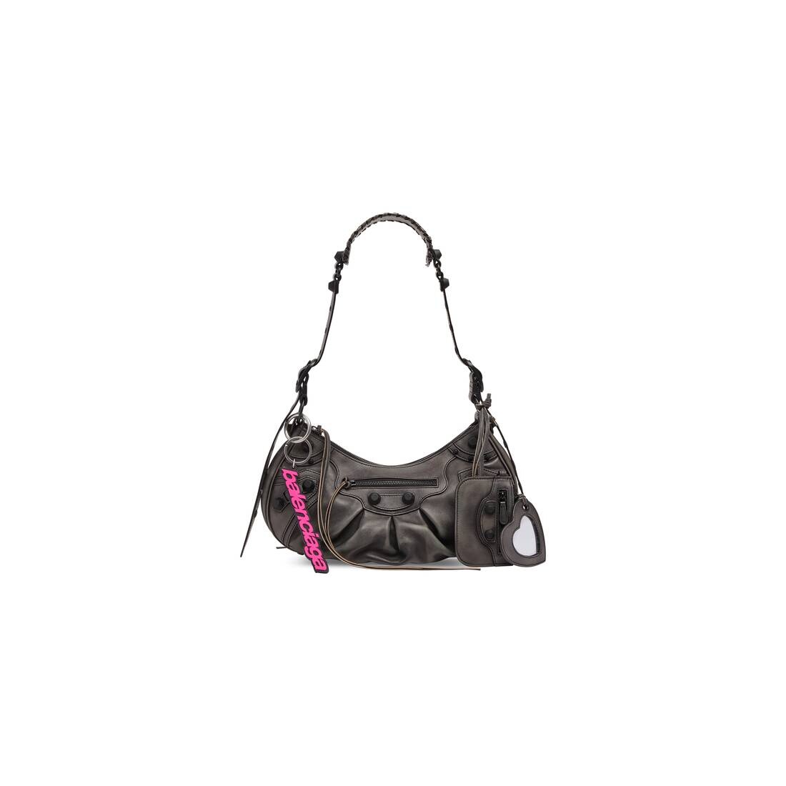 Women's Le Cagole Small Shoulder Bag Used in Black - 1