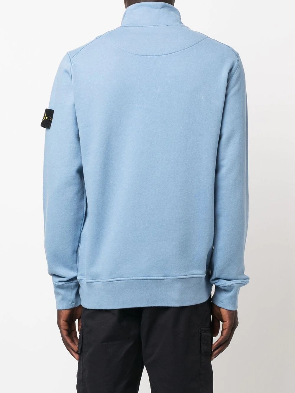 half-zip funnel-neck sweatshirt - 4