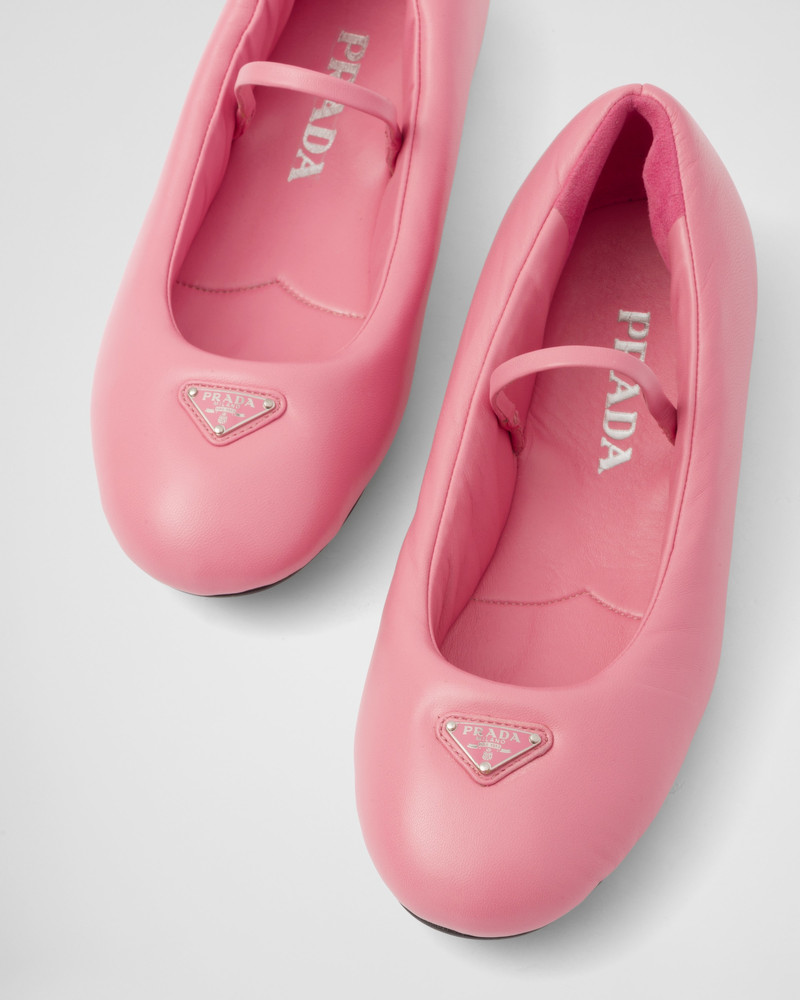 Soft padded nappa leather ballerinas 6