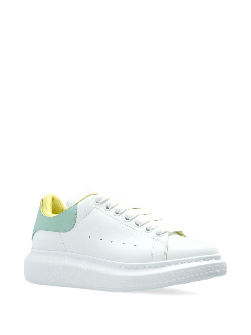 Alexander McQueen leather platform sneakers outlook
