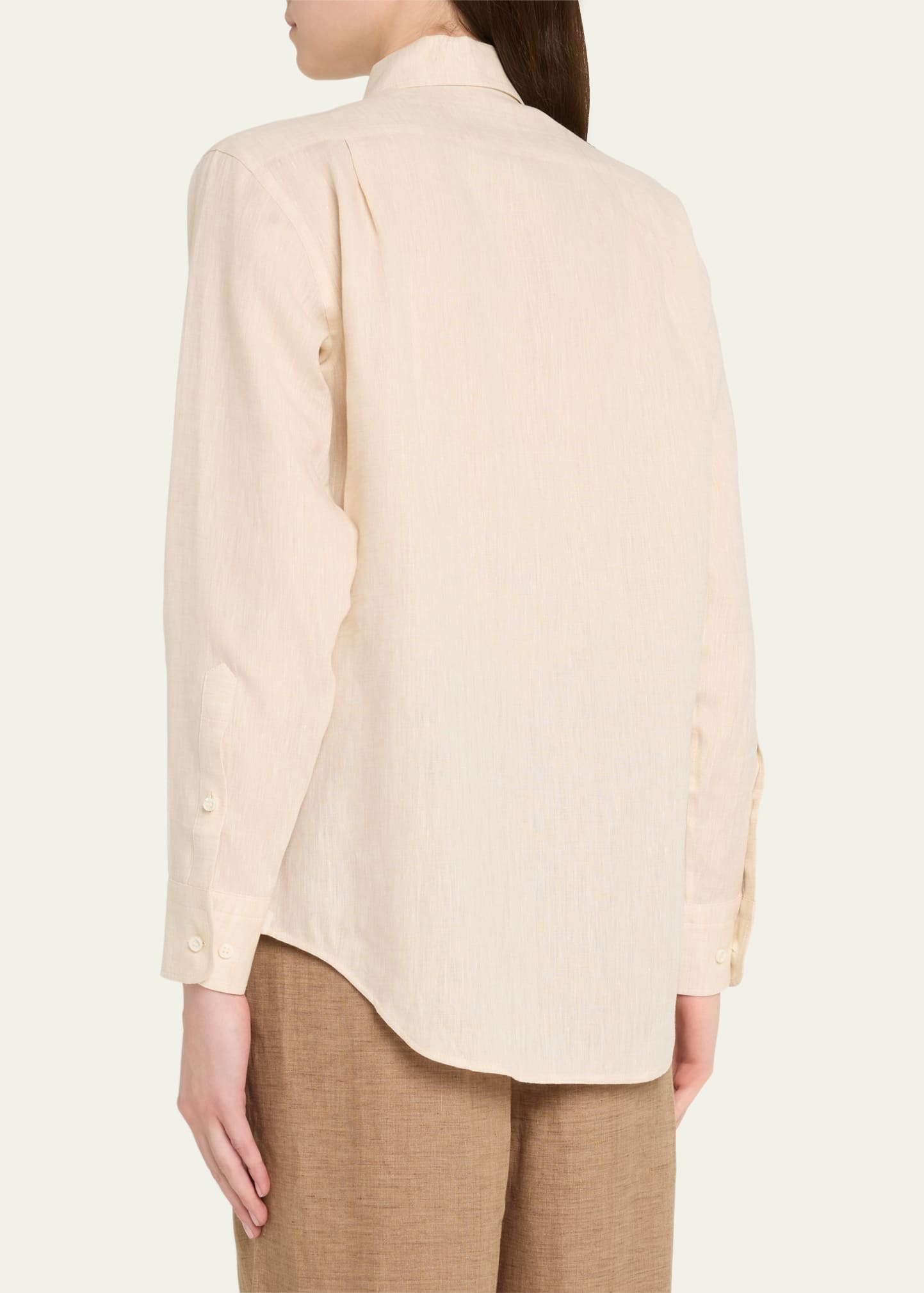 Andre Button Down Linen Solaire Shirt - 3