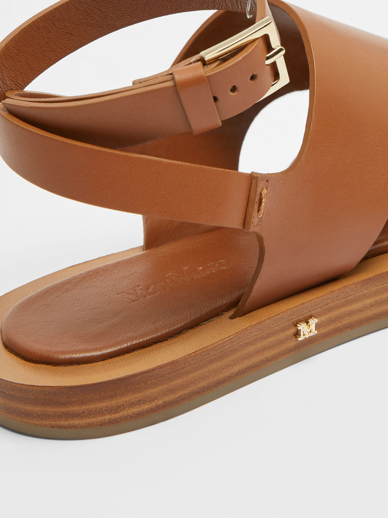 SHEREE Leather sandals 4