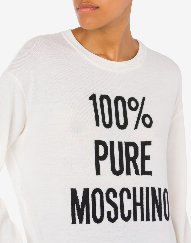 100% PURE MOSCHINO WOOL JUMPER 4