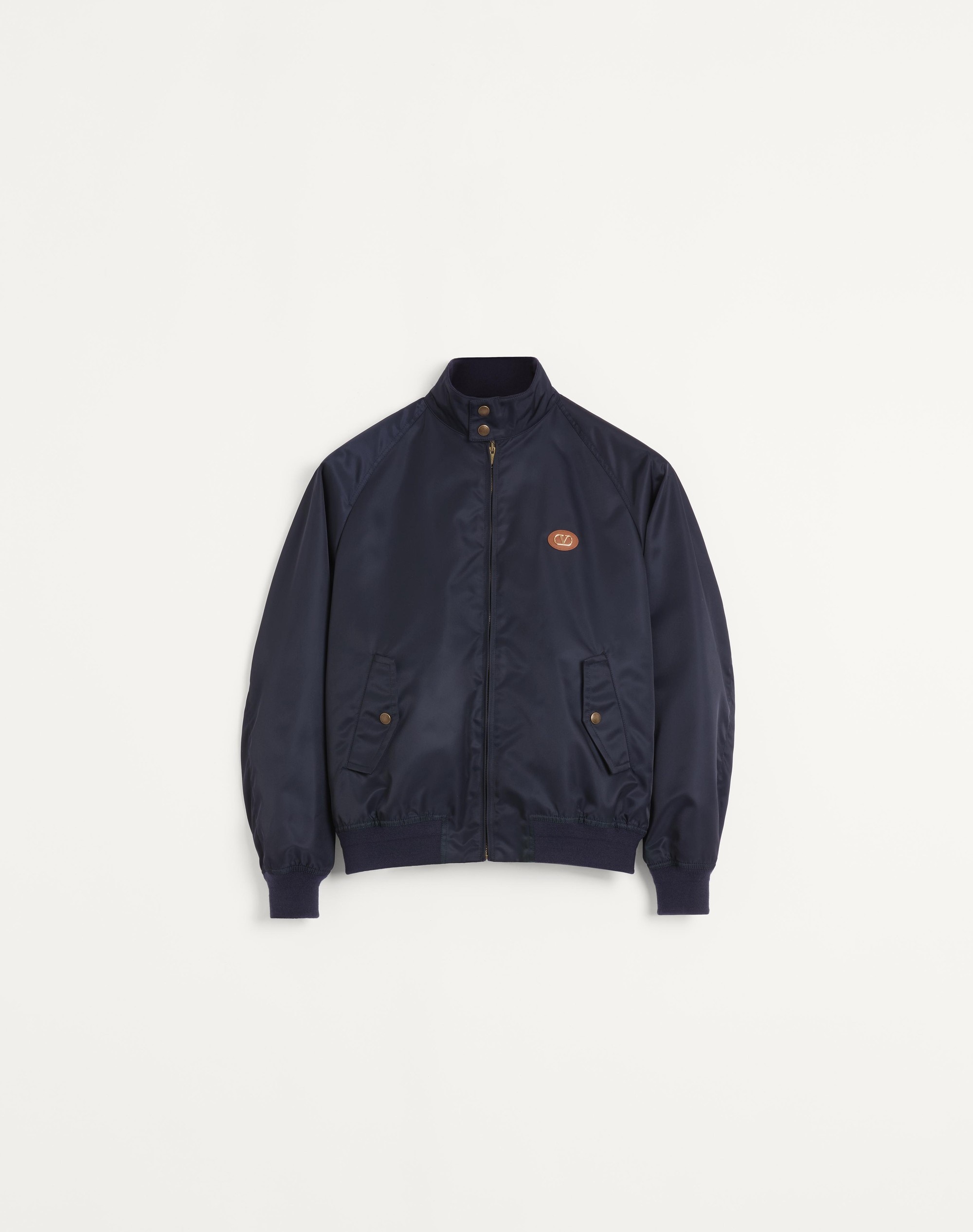 NYLON BLOUSON WITH VLOGO PATCH - 1