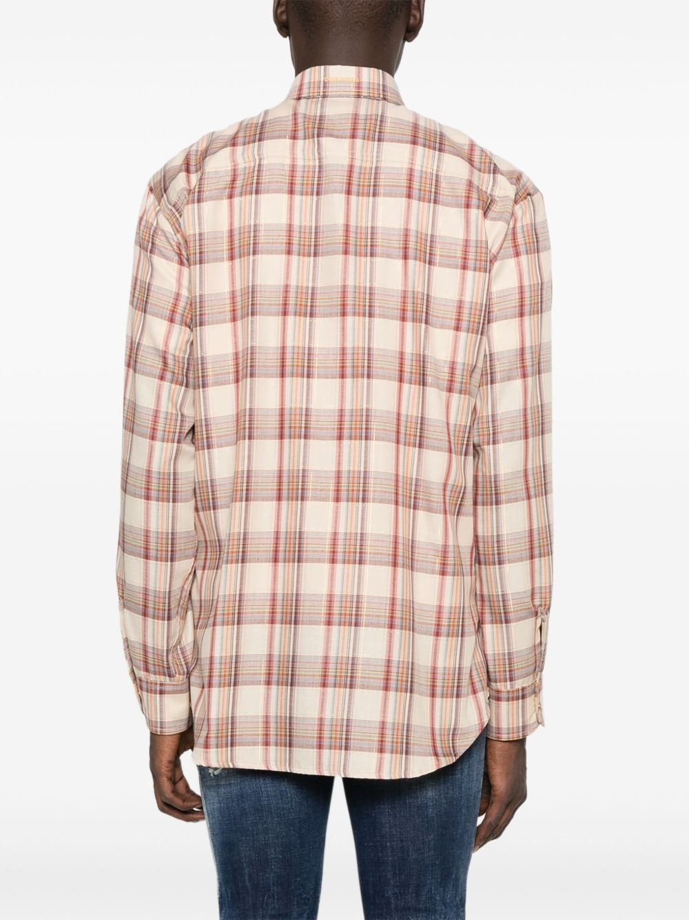 checked pocket shirt - 4