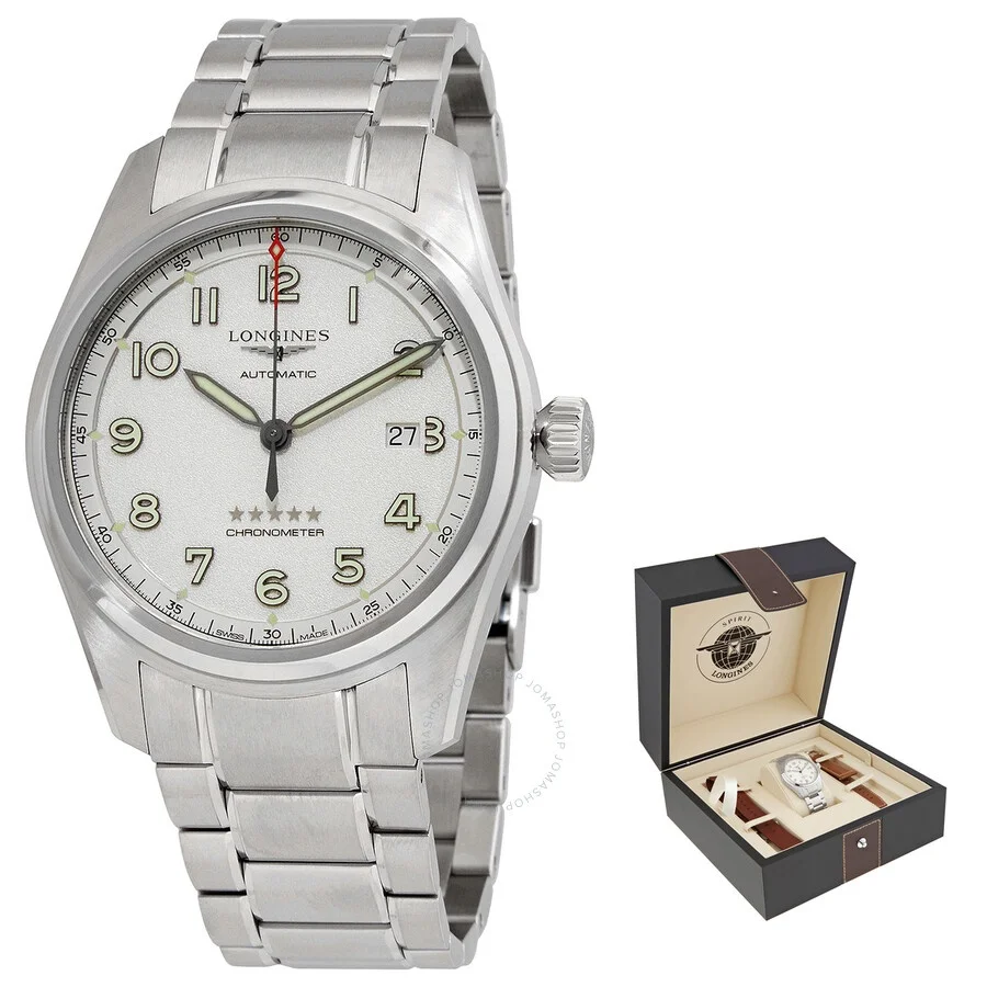 Longines Spirit Prestige Edition Automatic Silver Dial Men's Watch L3.811.4.73.9 - 1