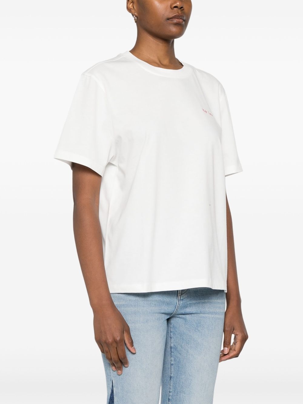 embroidered-logo T-shirt - 3