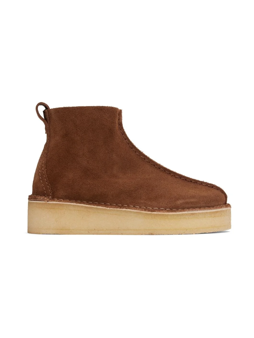 Brown Trek Wedge Boots - 1