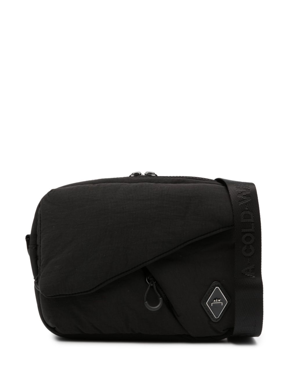 Diamond padded messenger bag - 1