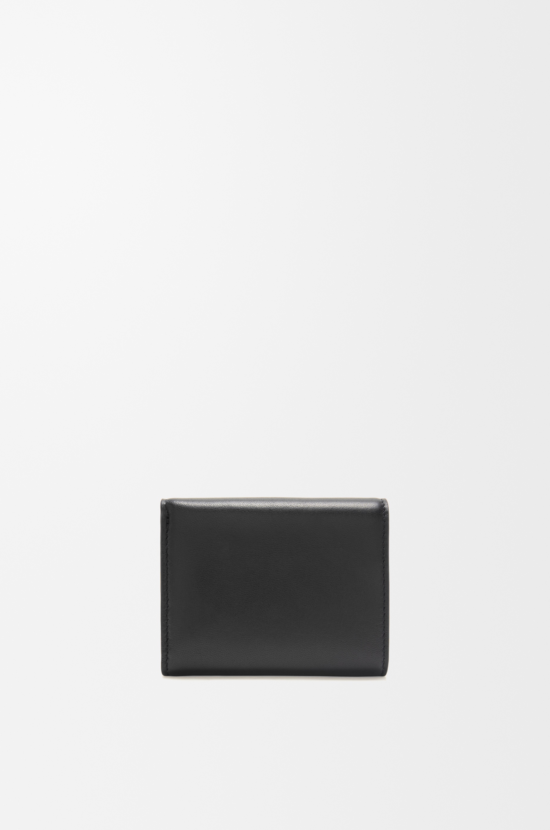 Puffer Anagram trifold wallet in shiny nappa calfskin - 5