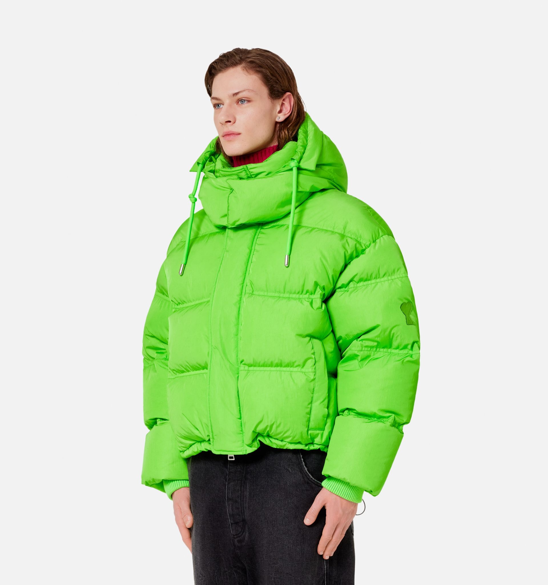 AMI Paris Ami De Coeur Puffer Jacket - Farfetch