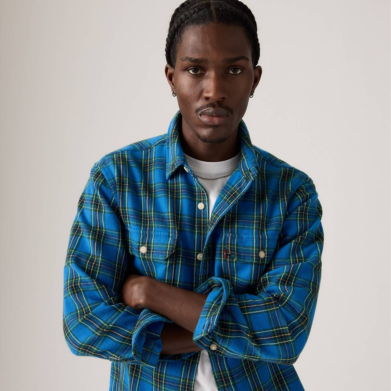 JACKSON WORKER FLANNEL OVERSHIRT - 5