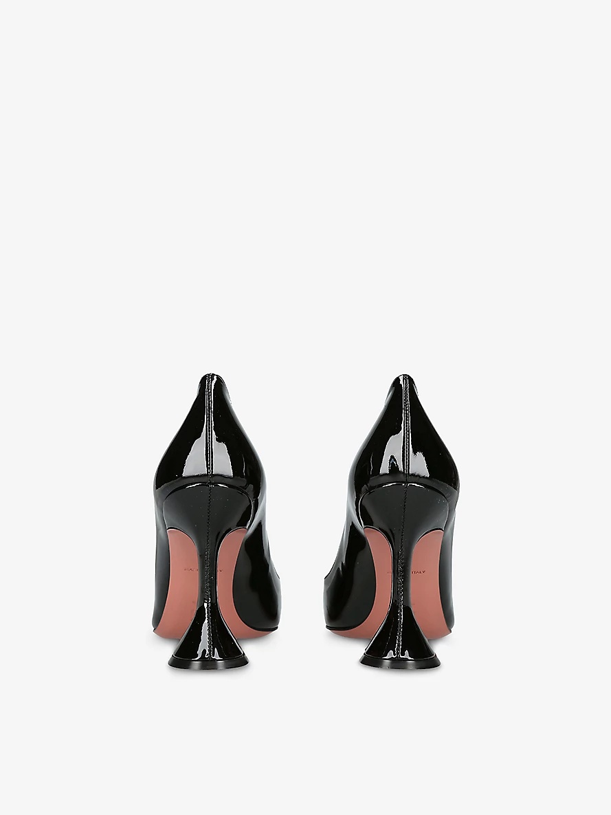 Ami Pump Leather Heeled Courts - 4