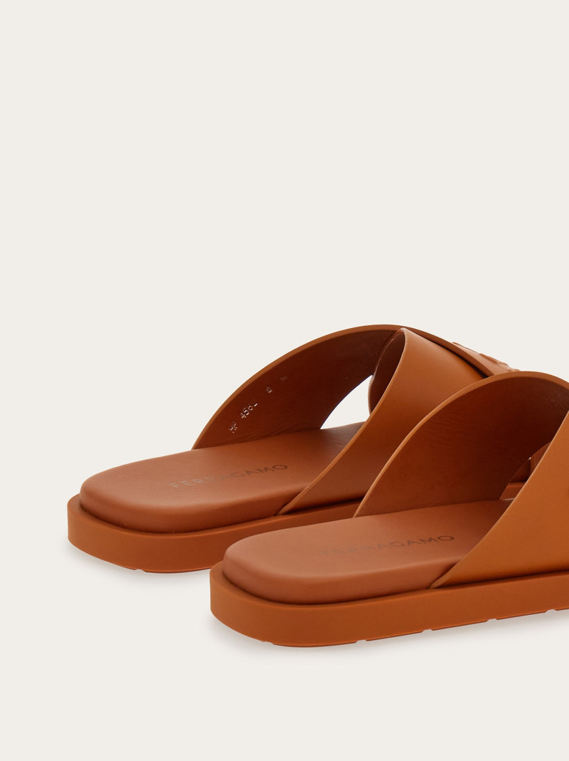 FERRAGAMO Sandal with crossover straps outlook