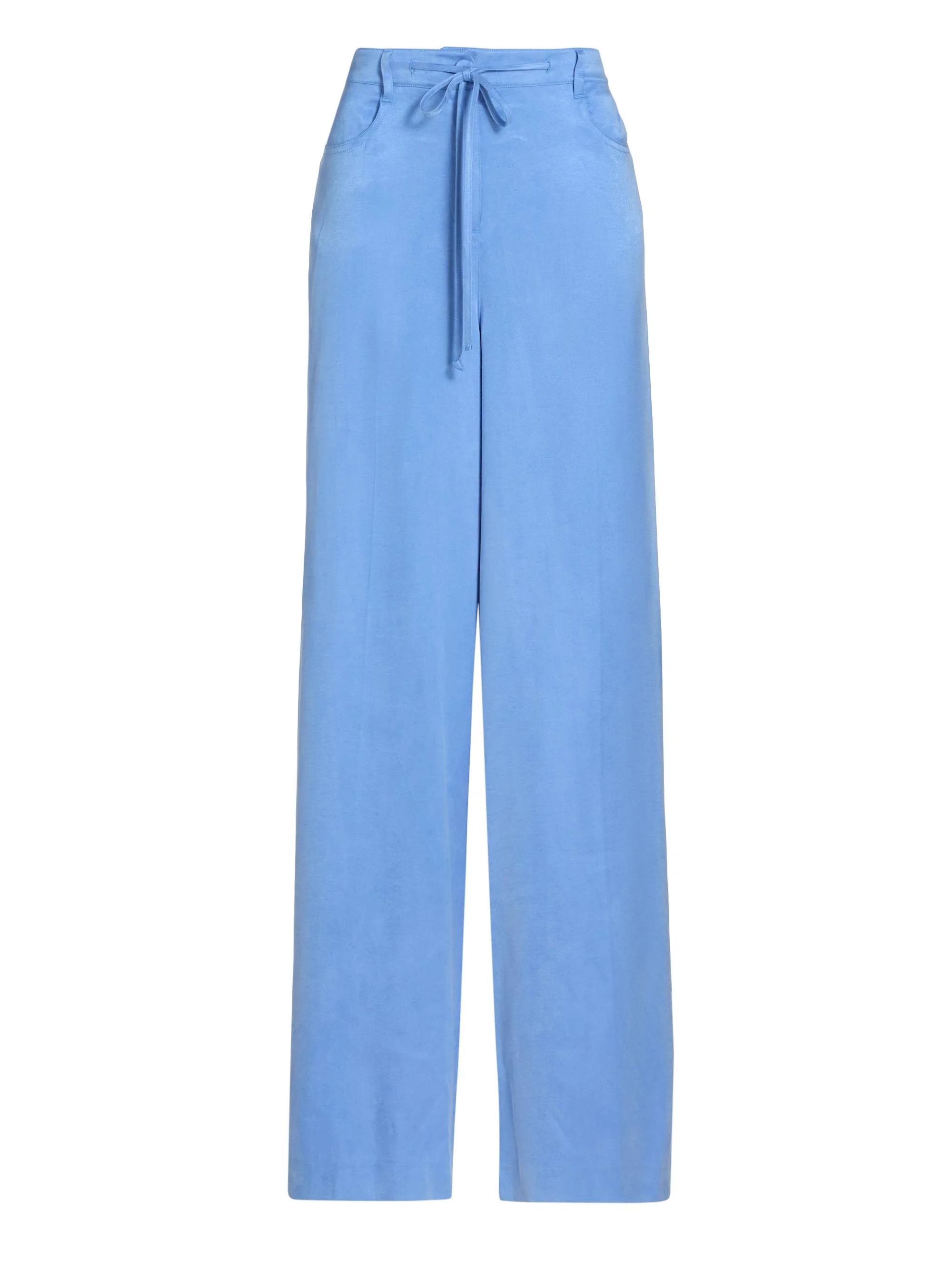 Women's Mason Drawstring Wide-Leg Pants - Blue Jay - 1