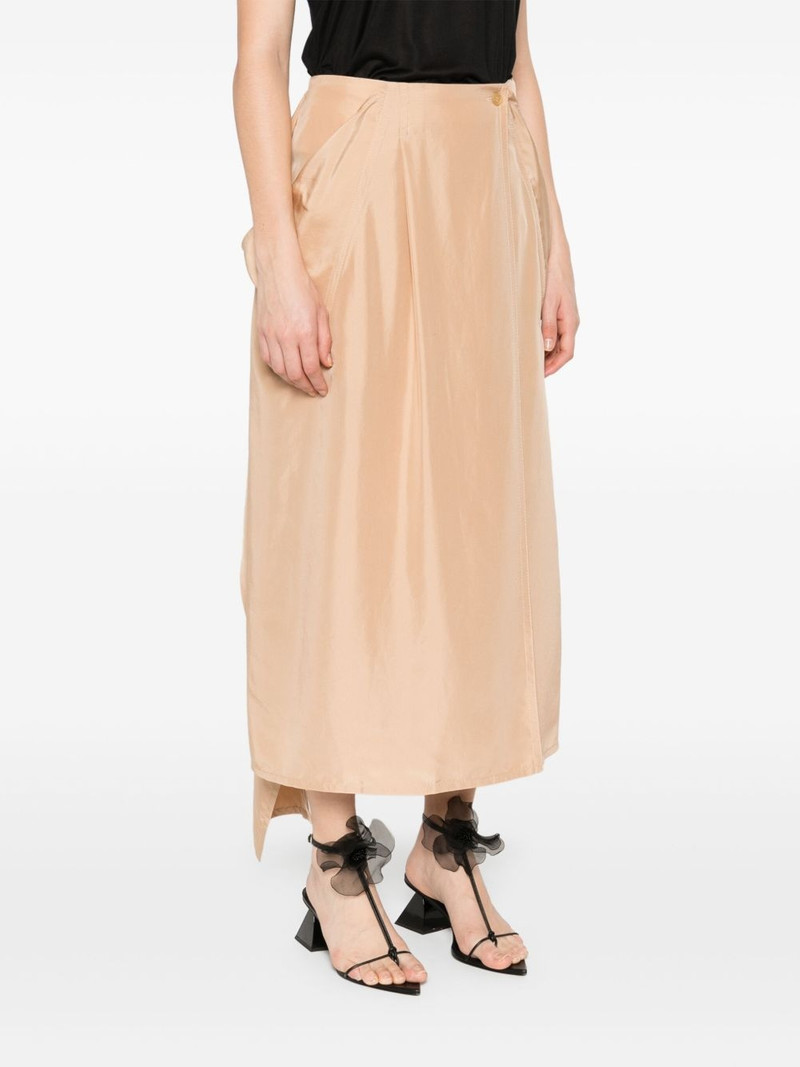 silk straight skirt 3