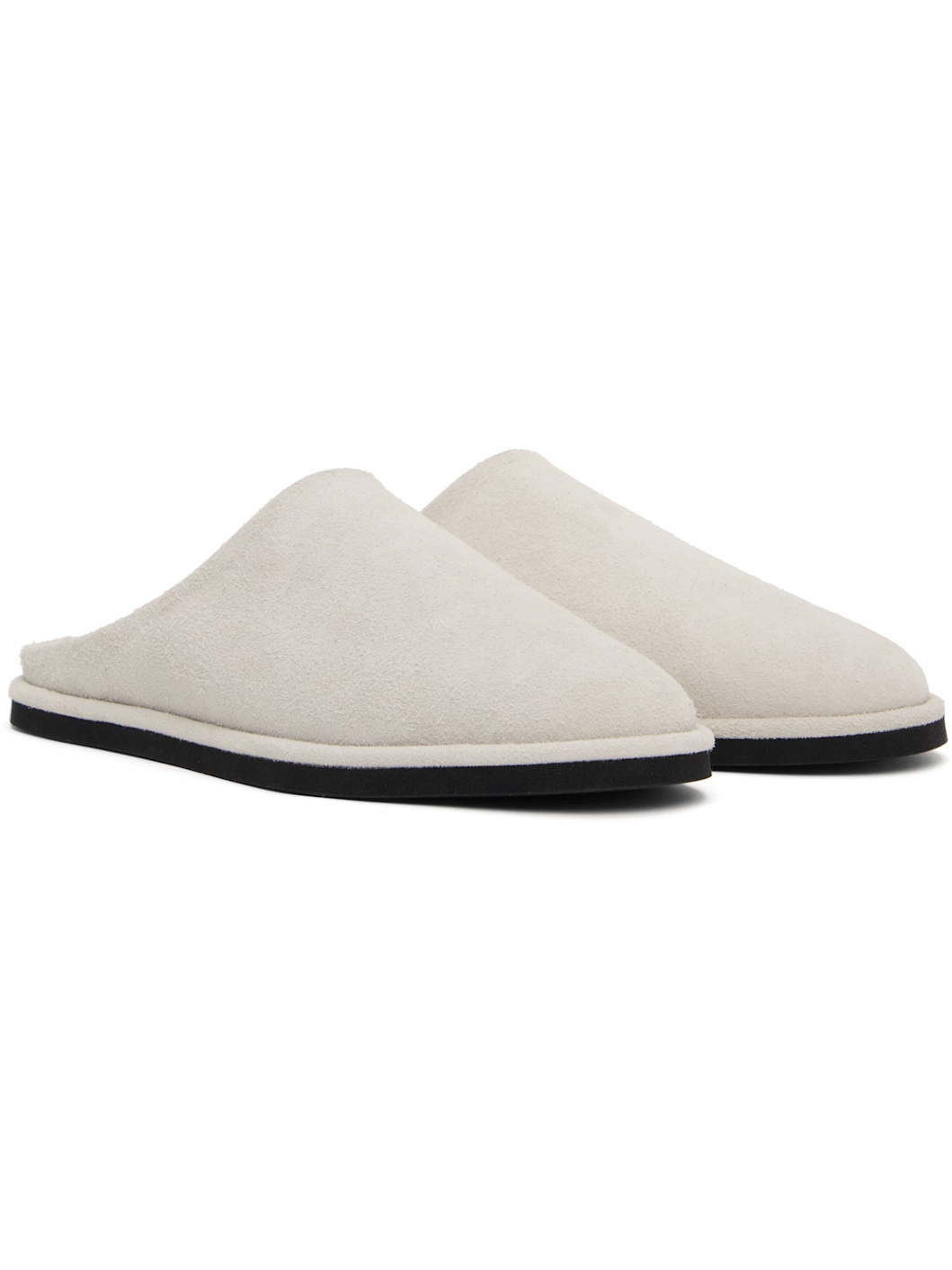 Off-White Leather Mules - 4