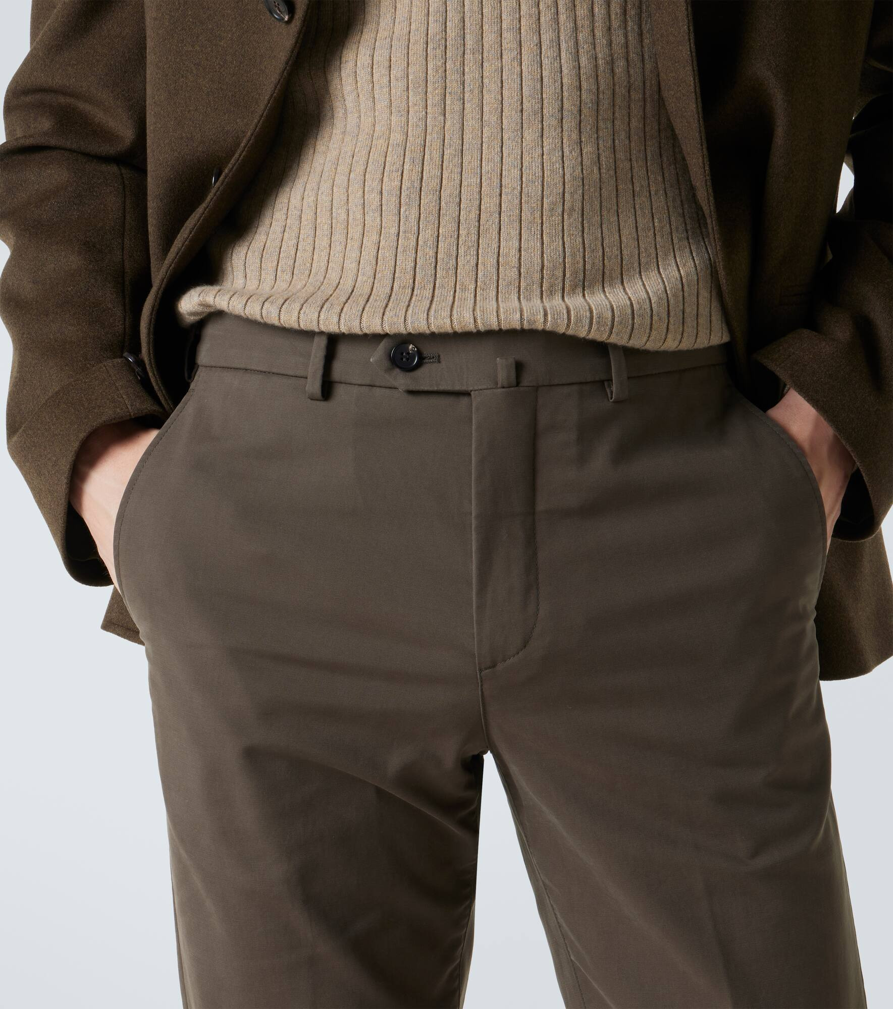 Carlo cotton-blend chinos - 5