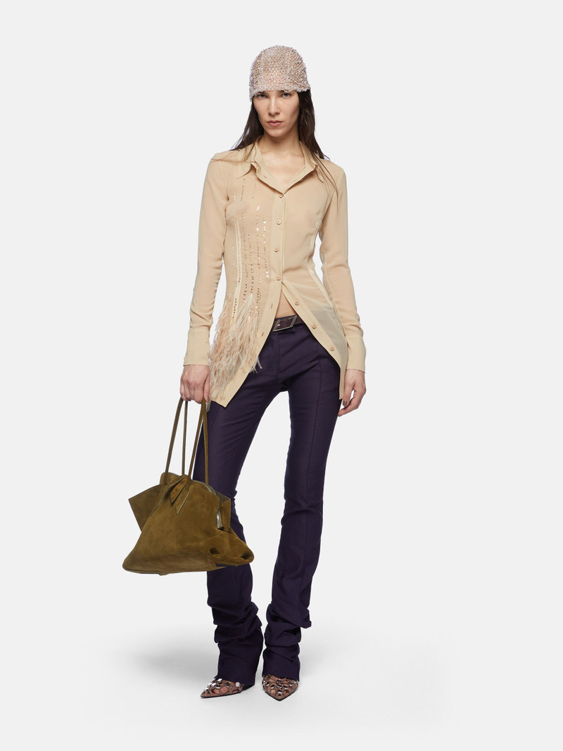 THE ATTICO PALE PINK SHIRT outlook