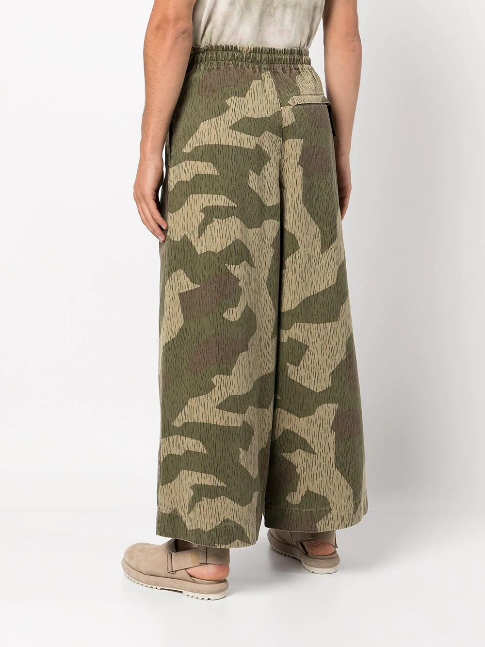 Kapital Camo Rude Buggy wide-leg trousers