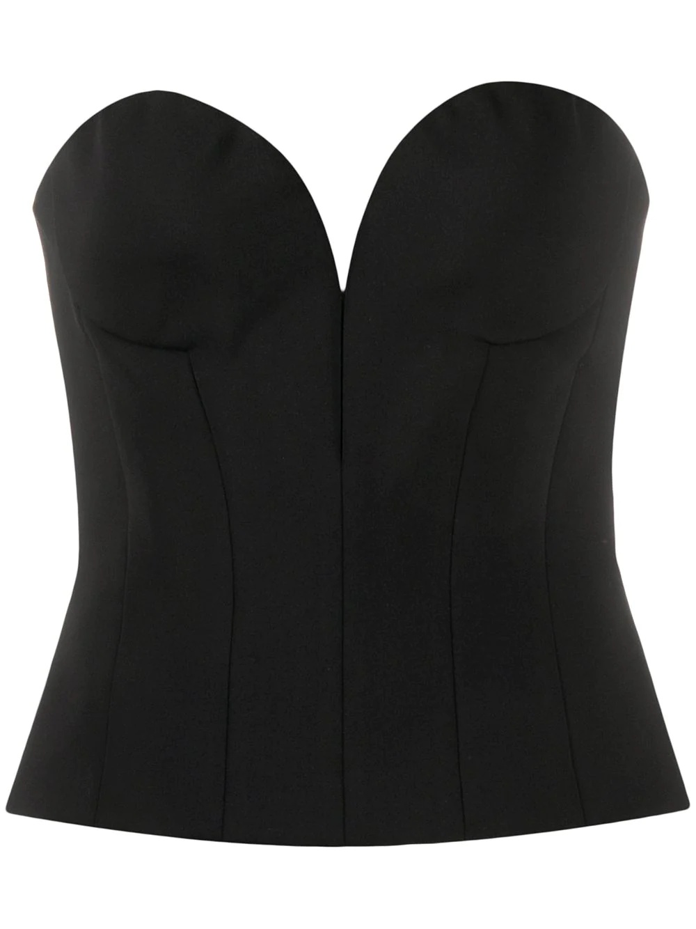 fitted corset top - 1