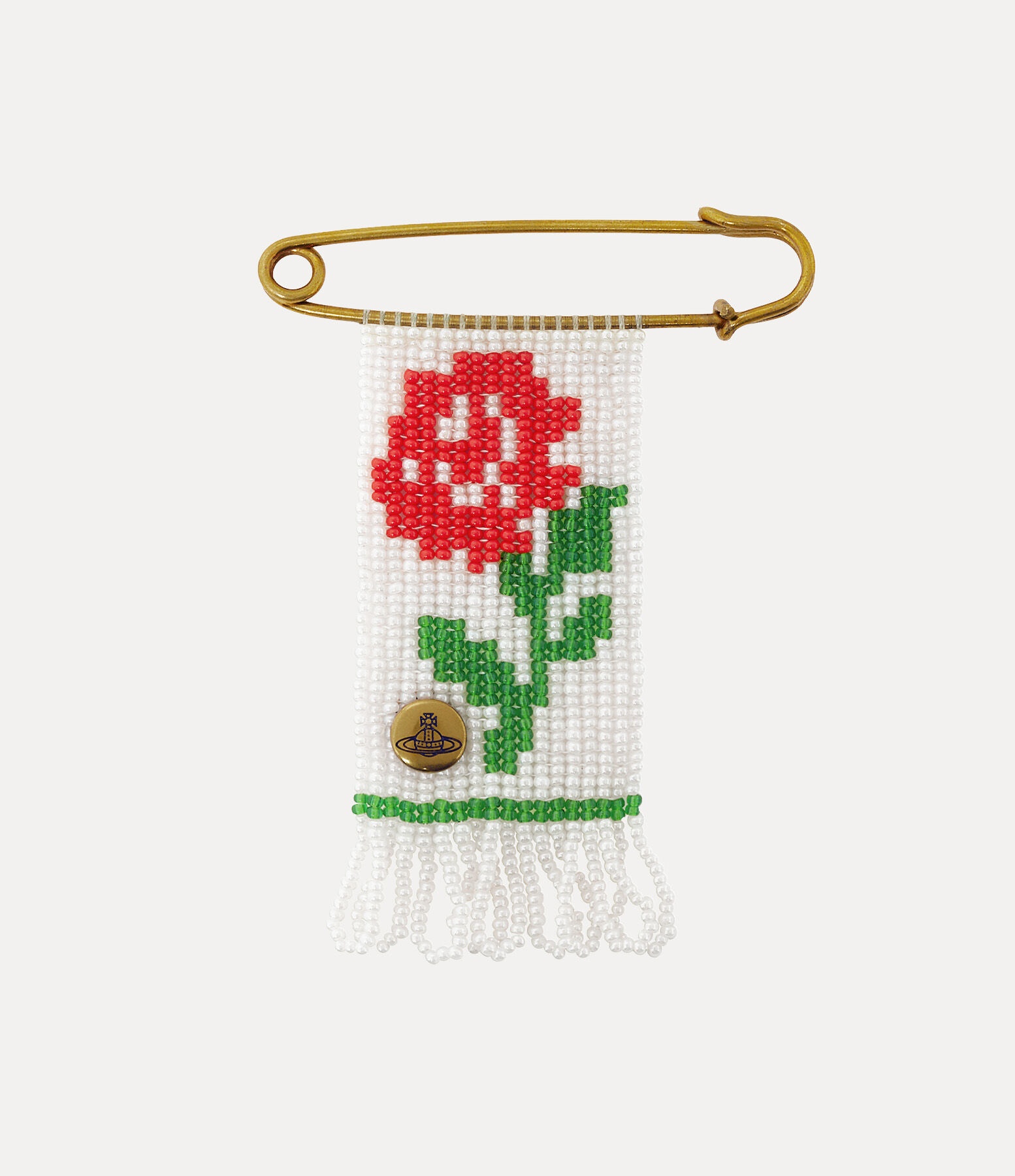 ROSE BEADED CHARM - 1