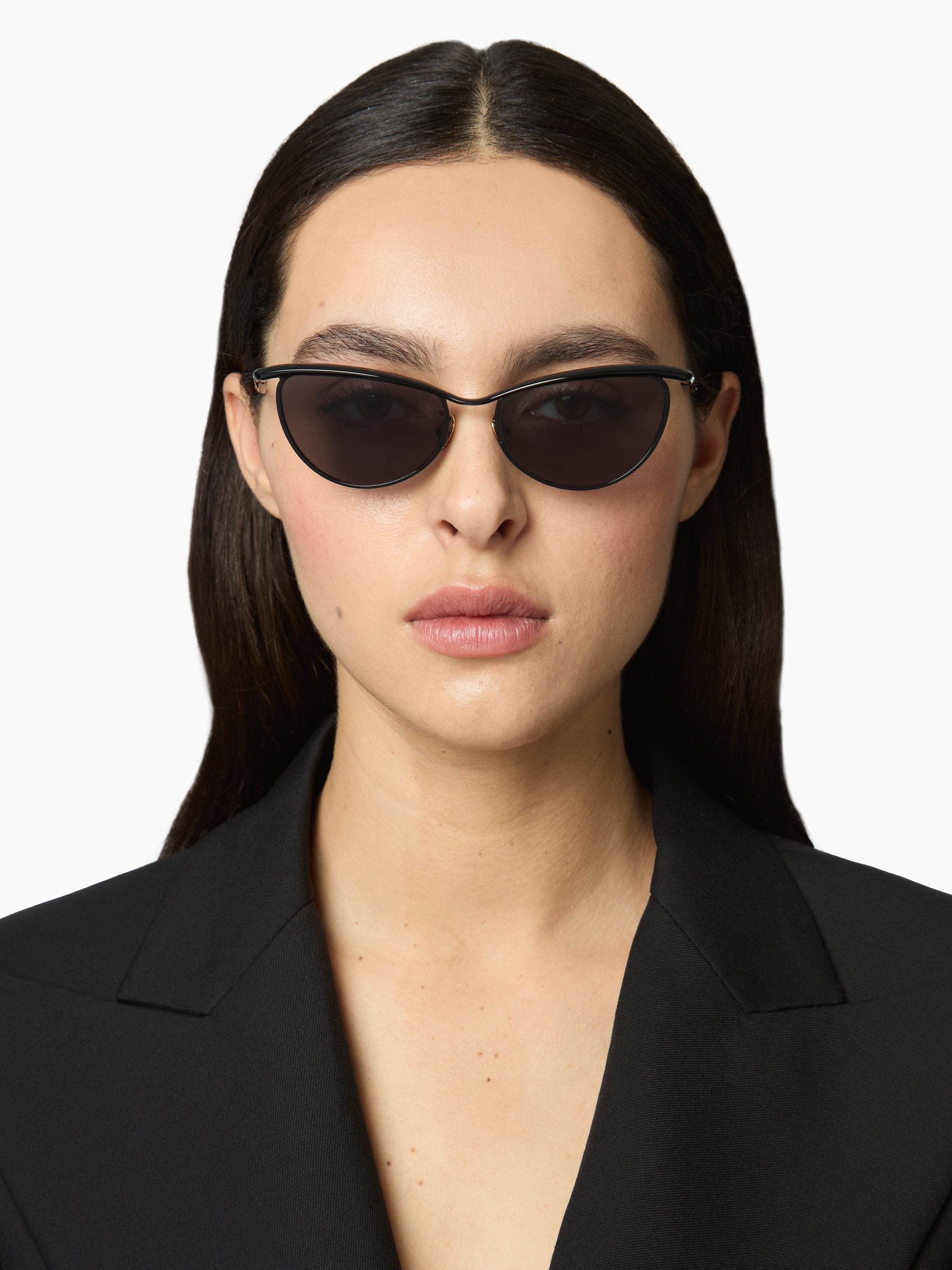 WAVES ROUND BLACK SUNGLASSES - 6