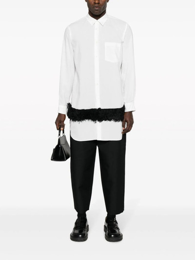 Comme des Garçons Homme Plus Fur Hem Shirt outlook